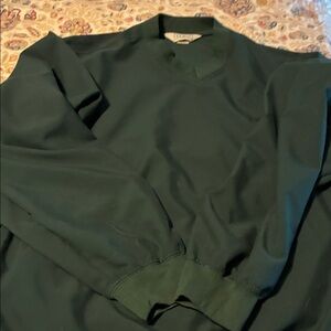 L.L. Bean Men's Deep Green V-Neck Sweater